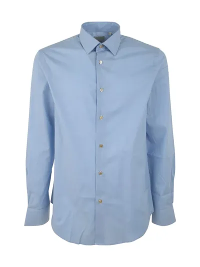 Paul Smith Mens Tailored Fit Shirt In Light Blue