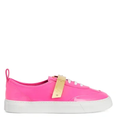 Giuseppe Zanotti Zenas Low-top Sneakers In Pink