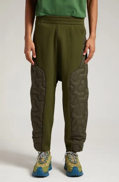 Moncler Genius Salehe Bembury Padded Pants In Dark Green