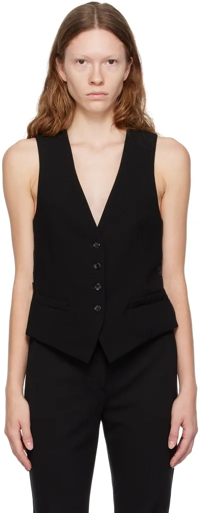 Max Mara Rodi Vest In Nero