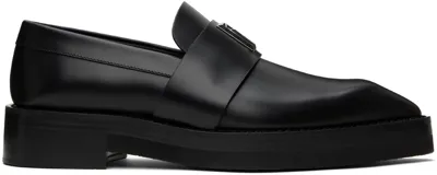 Balmain Black Ben Loafers In 0pa Noir