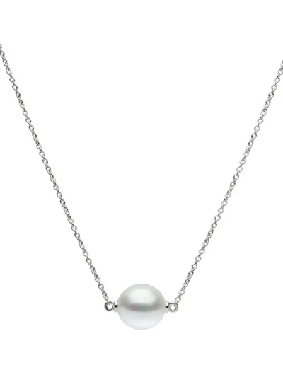 Autore Moda Olivia Pearl Necklace In Silver