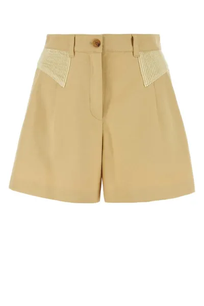 Kenzo Paris High Waist Shorts In Brown