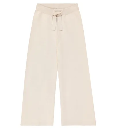 Donsje Kids' Invi Cotton Pants In Beige