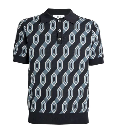 Che Mens Jacques Poloshirt In Navy In Navy Fabric