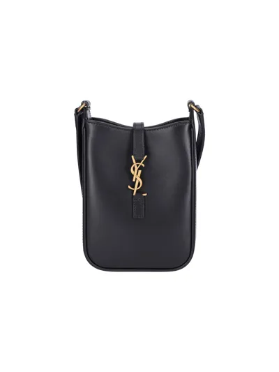 Saint Laurent Mini Bag "le 5 À 7" In Black  