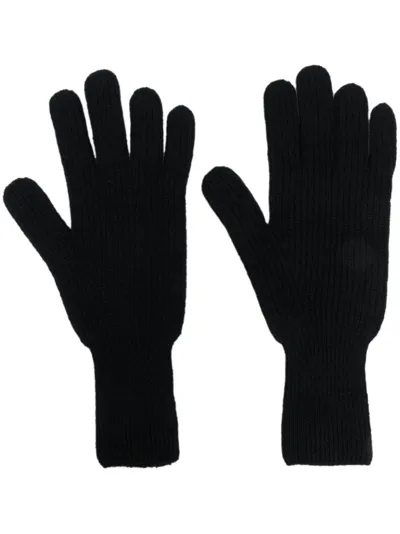 Barrie Cashmere Gloves In Black