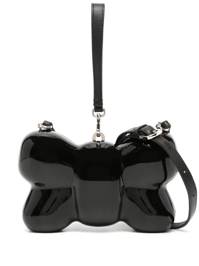 Simone Rocha Bow Cross Body Bag In Black