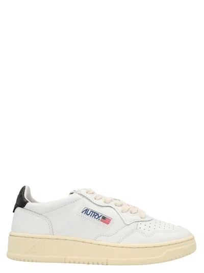 Autry White Lace Up Sneakers