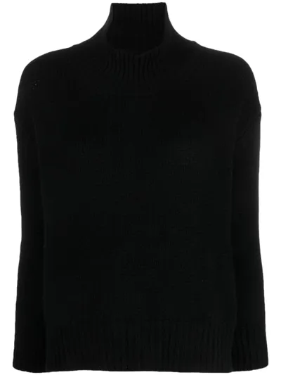 Liska Ribbed-knit Cashmere Jumper In Schwarz