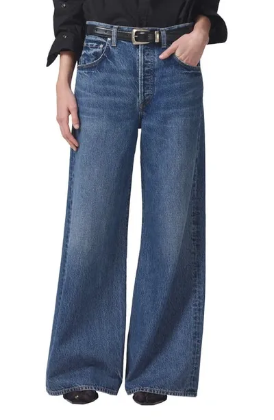 Citizens Of Humanity Beverly Slouchy Bootcut Jeans In Blue