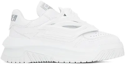 Versace White Odissea Sneakers