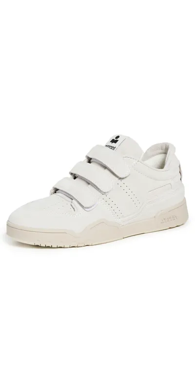 Isabel Marant Oney Low Sneakers Chalk