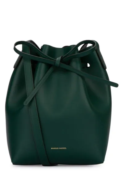 Mansur Gavriel Crossbody Bags  Woman In Dark Green