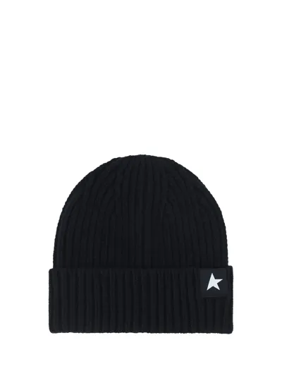 Golden Goose Beanie Hat In Black