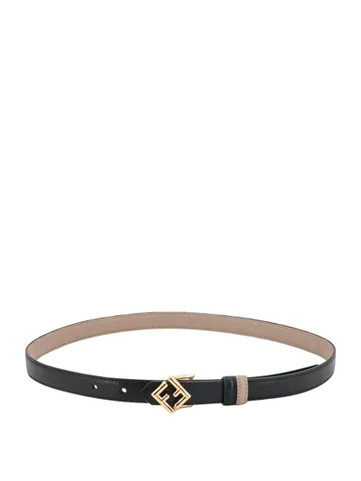 Fendi Ff Diamonds Reversible Belt In Multi