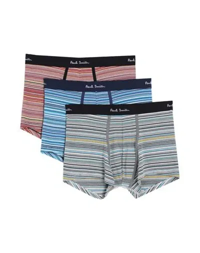 Paul Smith Mens 3 Pack Signature Stripe Boxer Briefs In Multi Fabric