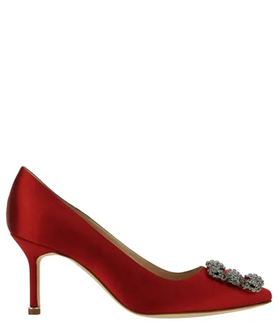 Manolo Blahnik Hangisi Pumps In Red