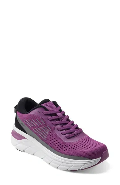 Easy Spirit X Denise Austin Mel Sneaker In Dark Purple