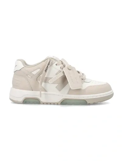 Off-white Out Of Office Leather Sneakers In 0130 White Pink