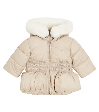 Tartine Et Chocolat Baby Down Jacket In Brown