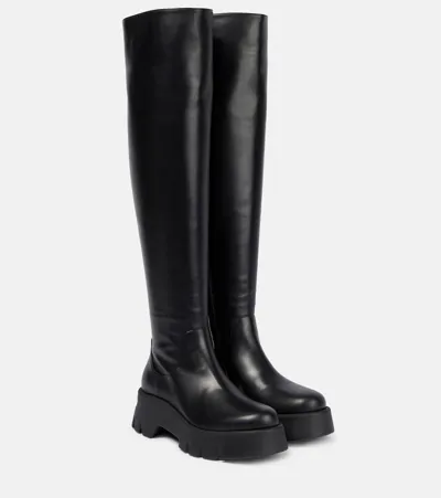 Gianvito Rossi Stiefel Aus Leder In Black