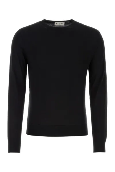 Lanvin Long Sleeved Ribbed In Multicolor