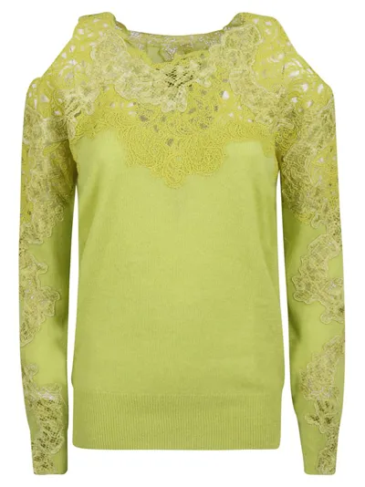 Ermanno Scervino Floral In Green