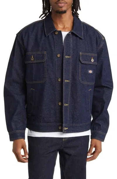 Dickies Madison Denim Jacket In Blue