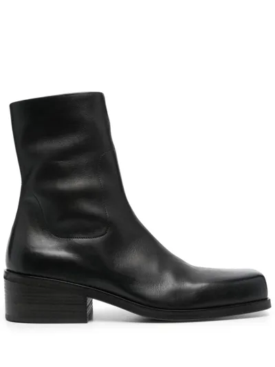 Marsèll Cassello 70mm Leather Boots In Black