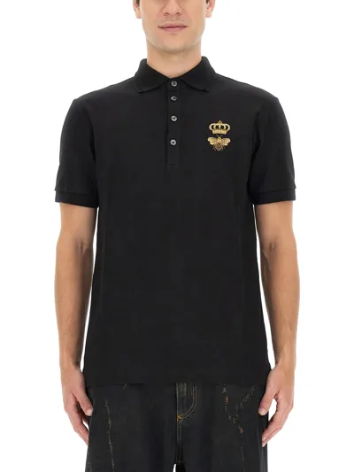 Dolce & Gabbana Polo In Black