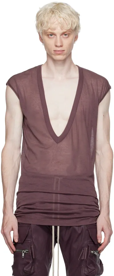 Rick Owens Purple Dylan T-shirt In 33 Amethyst