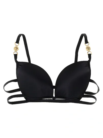 Versace La Vacanza Medusa 95 Capsule Bra In Black