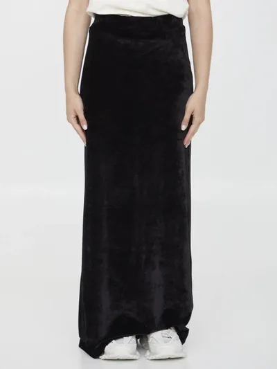 Balenciaga Maxi Skirt In Black