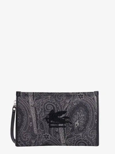 Etro Clutch In Grey