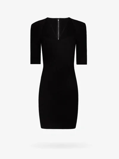 Dolce & Gabbana Jersey Strap Mini Dress In Black