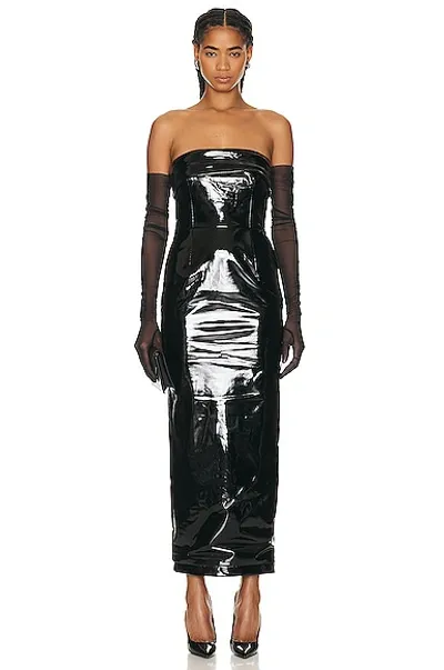 The New Arrivals By Ilkyaz Ozel Rhea Dress In Pigalle Black