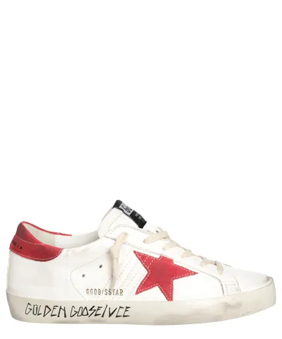 Pre-owned Golden Goose Sneaker Damen Super-star Gwf00101.f004763.15506 Cream -fucsia Logo