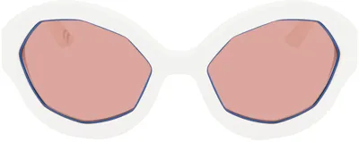 Marni White Retrosuperfuture Edition Cumulus Cloud Sunglasses In Cloud White