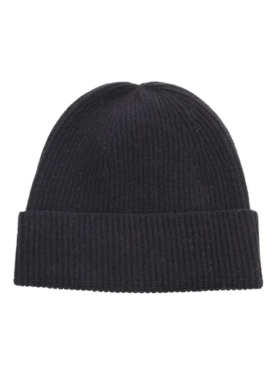 Ballantyne Ribbed Beanie In Black