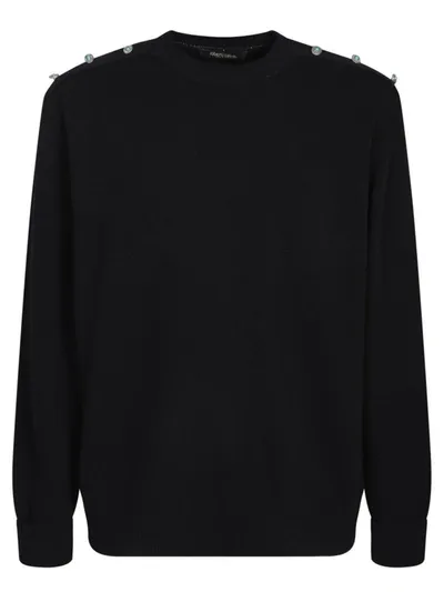 Roberto Cavalli Knitwear In Black