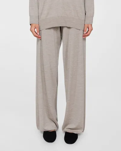 Leset James Wool Pocket Pants In Sand