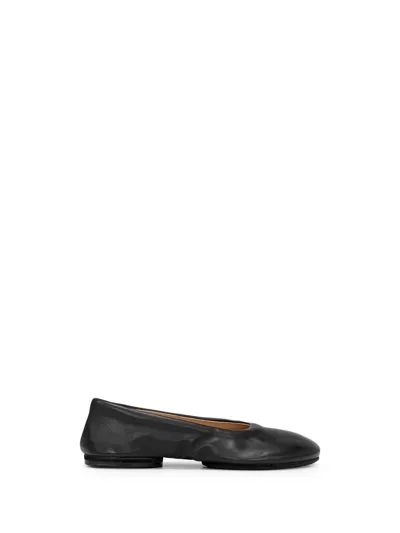 Marsèll Zerotto Calfskin Ballerina Flats In Black