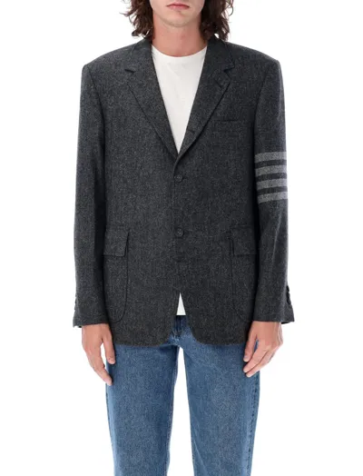 Thom Browne Stripe In Grey