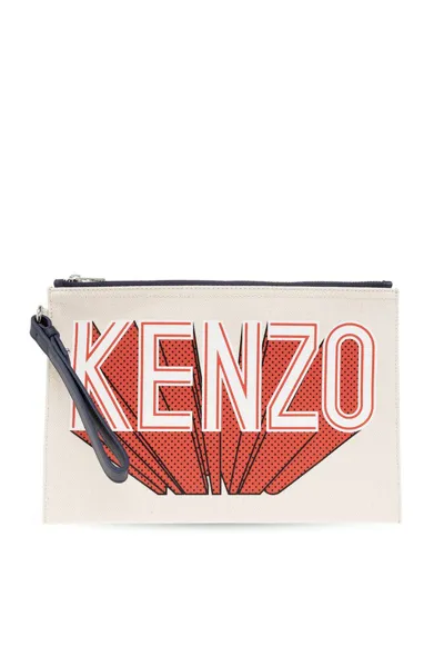 Kenzo Large Clutch In Multi