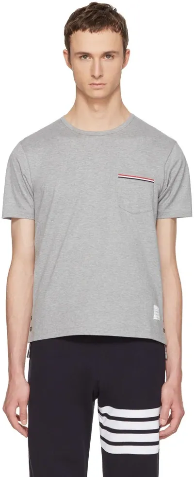 Thom Browne Grey Pocket T-shirt