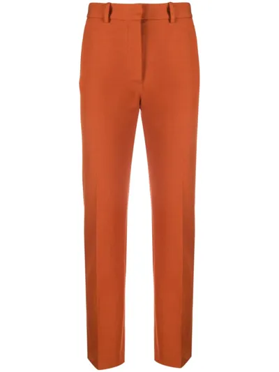 Joseph Coleman Mid-rise Slim Pants In Cinnamon