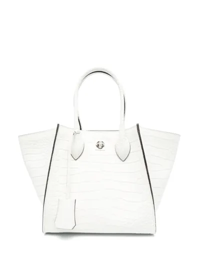 Ermanno Scervino Maggie Leather Tote Bag In White