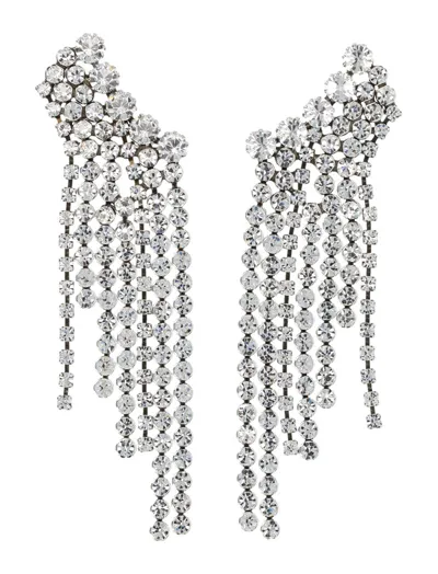 Isabel Marant Embellished Earrings In Silver