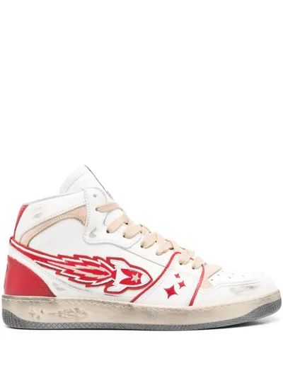 Enterprise Japan Ej Egg Rocket High-top Sneakers In White